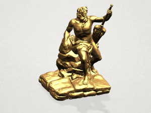 naked warrior 3D Print Model