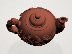tea pot 3Dプリントモデル