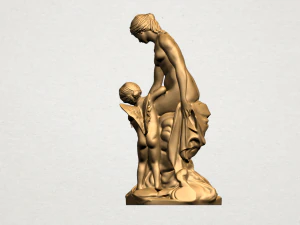 Venere e Cupido 01 Modello di stampa 3D