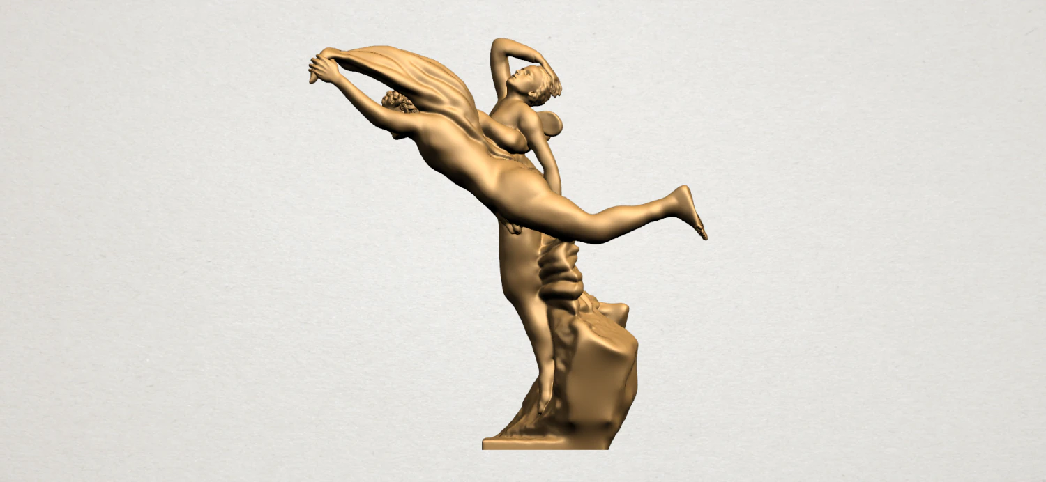 aşk tanrısı ve ruh 3D Baskı Modeli .c4d .max .obj .3ds .fbx .stl .blend 