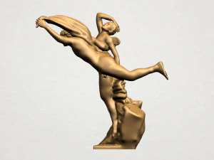 キューピッドとプシュケ 3Dプリントモデル