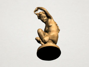 naked girl - bathing01 3D Print Model