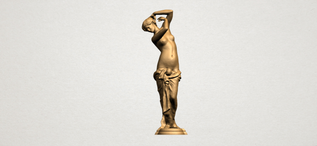 naked girl - bathing02 3D Baskı Modeli .c4d .max .obj .3ds .fbx .stl .blend 