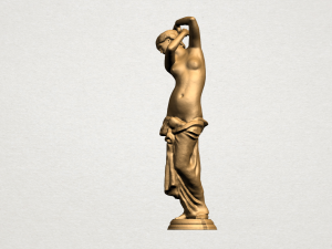 naked girl - bathing02 3D Baskı Modeli