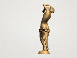 naked girl - bathing02 3D Baskı Modeli