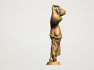 naked girl - bathing02 3D Baskı Modeli