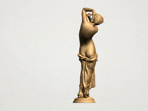 naked girl - bathing02 3D Print Model