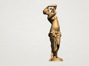 naked girl - bathing02 3D Baskı Modeli