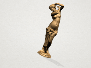 naked girl - bathing02 3D Baskı Modeli
