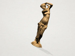 naked girl - bathing02 3D Print Model