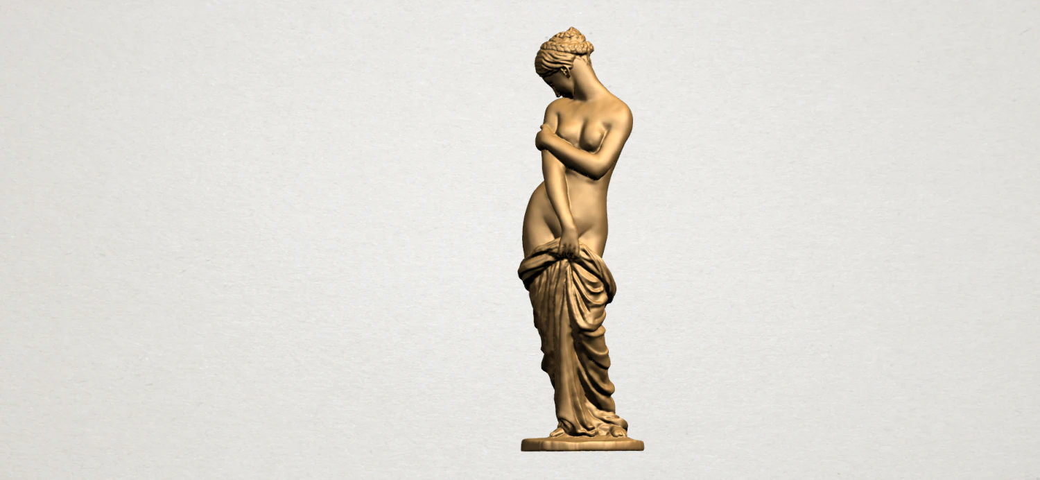 naked girl - bathing03 3D Print Model .c4d .max .obj .3ds .fbx .stl .blend