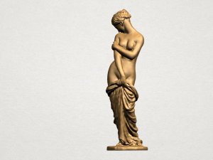 naked girl - bathing03 3D Принт Модель