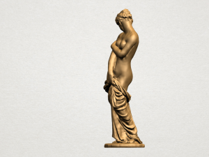 naked girl - bathing03 3D-Druckmodell