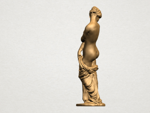 naked girl - bathing03 3D-Druckmodell