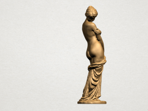 naked girl - bathing03 3D-Druckmodell