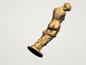 naked girl - bathing03 3D-Druckmodell