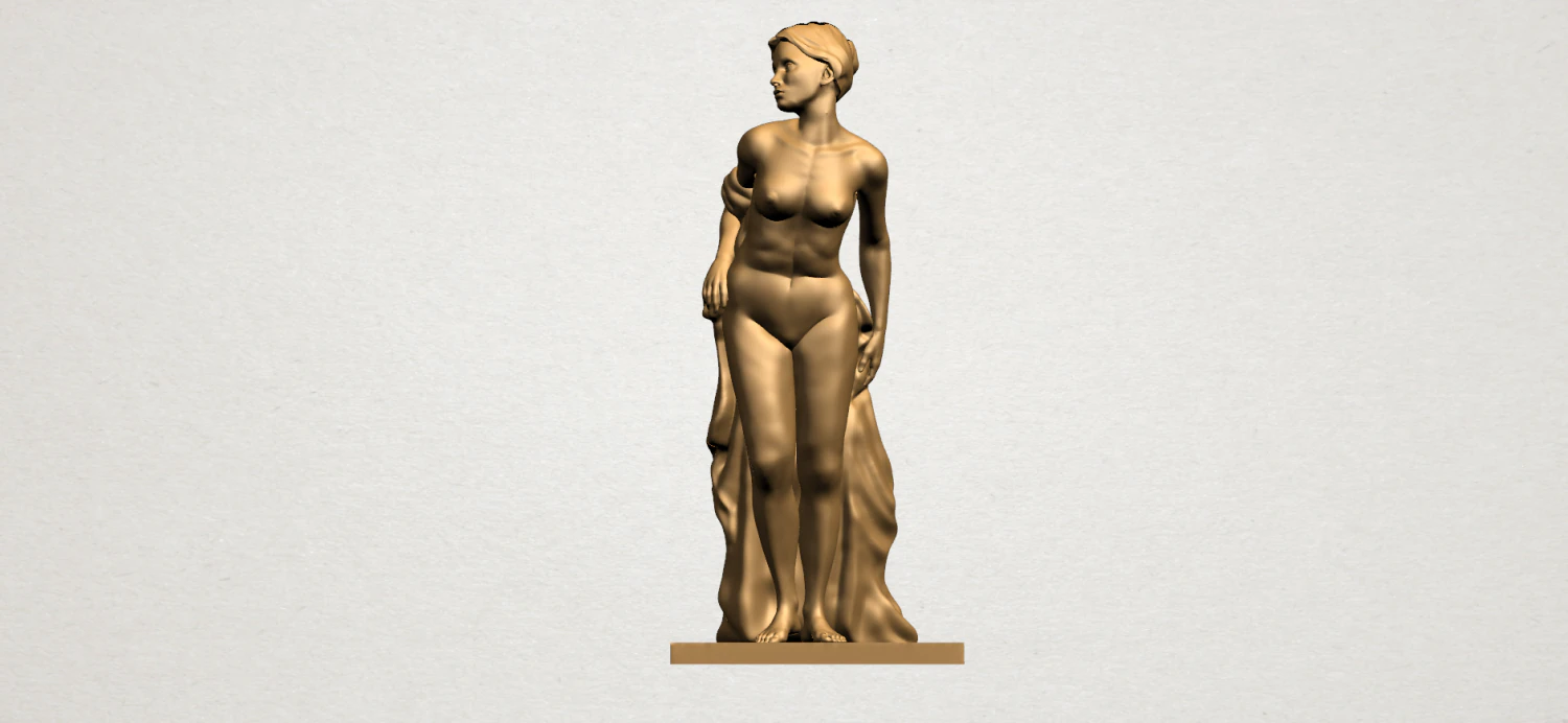 naked girl - bathing04 3D Print Model .c4d .max .obj .3ds .fbx .stl .blend