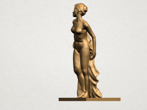 naked girl - bathing04 Modèles 3D en vedette