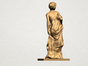 naked girl - bathing04 Modèles 3D en vedette