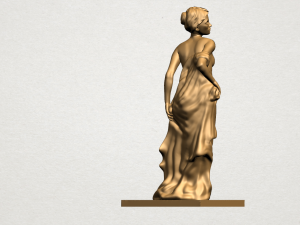 naked girl - bathing04 Modèles 3D en vedette