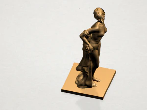 naked girl - bathing04 3D Print Model