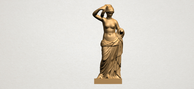 naked girl - bathing05 Modèles 3D en vedette .c4d .max .obj .3ds .fbx .stl .blend 