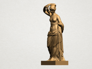 naked girl - bathing05 Modèles 3D en vedette