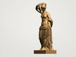naked girl - bathing05 3D Print Model