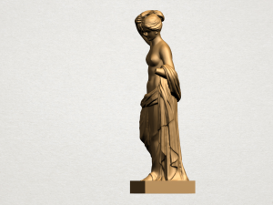 naked girl - bathing05 Modèles 3D en vedette