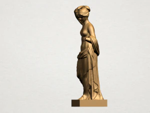 naked girl - bathing05 3D Print Model