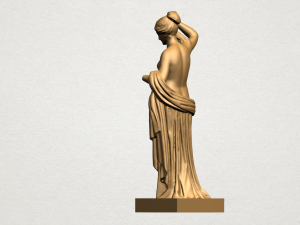 naked girl - bathing05 Modèles 3D en vedette