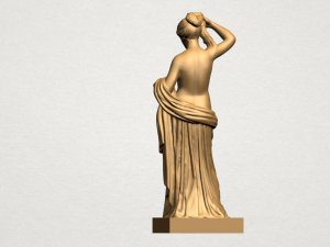 naked girl - bathing05 Modèles 3D en vedette