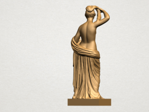 naked girl - bathing05 Modèles 3D en vedette