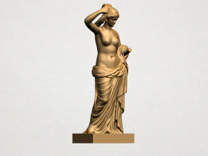 naked girl - bathing05 3D Print Model