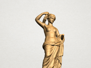 naked girl - bathing05 Modèles 3D en vedette
