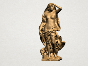 naked girl - with eagle 3D Принт Модель
