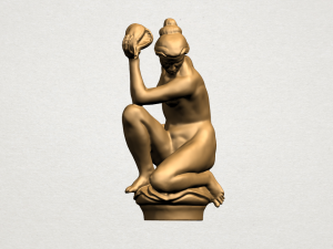 naked girl - with pot 3D Принт Модель