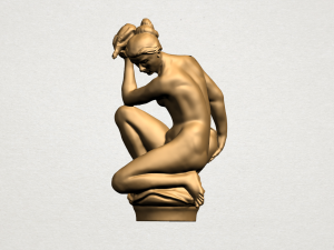 naked girl - with pot 3D Принт Модель