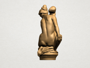 naked girl - with pot 3D Принт Модель