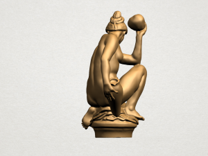 naked girl - with pot 3D Принт Модель