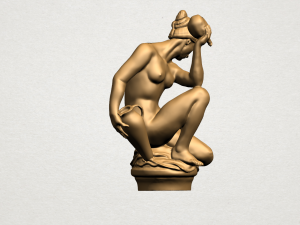 naked girl - with pot 3D Принт Модель