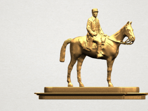 horse with rider 01 3D Принт Модель