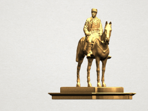 horse with rider 01 3D Принт Модель