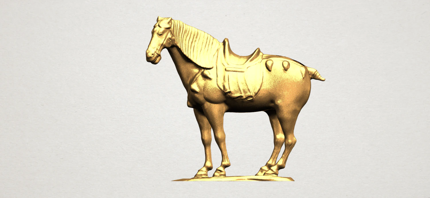 horse 04 3D Print Model .c4d .max .obj .3ds .fbx .stl .blend 