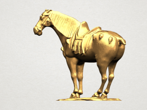 horse 04 Model Cetak 3D