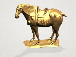 horse 04 Model Cetak 3D