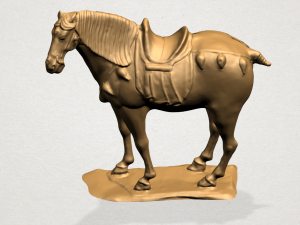 horse 04 Model Cetak 3D