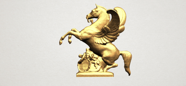 horse 05 3D 프린트 모델 .c4d .max .obj .3ds .fbx .stl .blend 