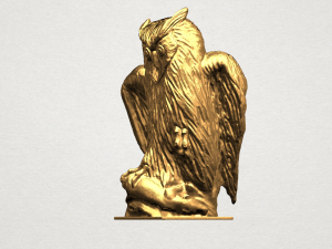 owl 02 3D-printmodel