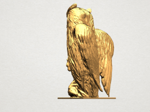 owl 02 3D-printmodel